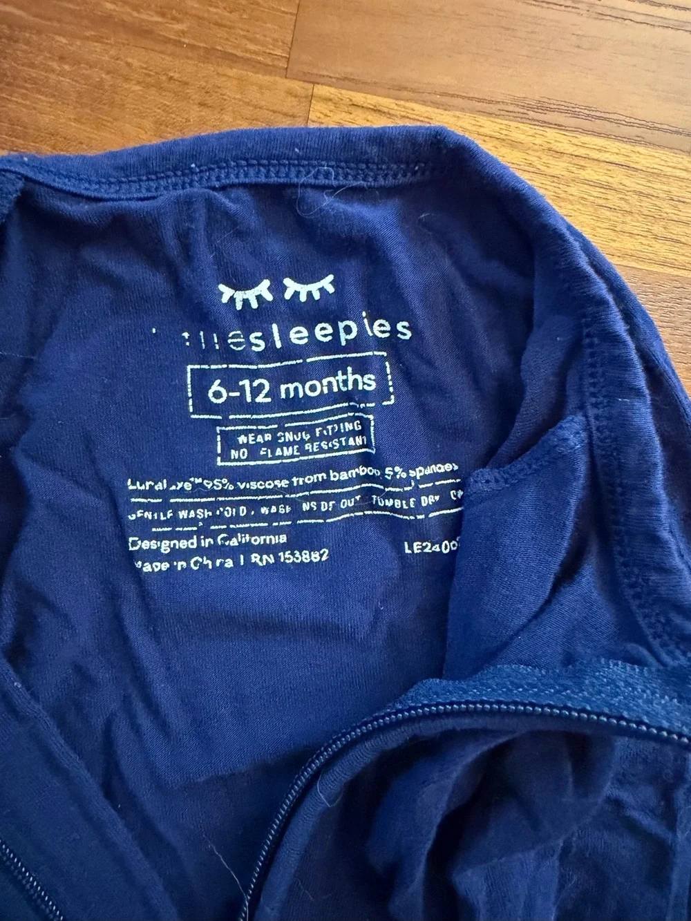 Lot of Little Sleepies 6-12 mo zippies